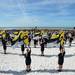 The Michigan Marching Band performs on the beach for fans during beach day in Clearwater, Fla. on Sunday, Dec. 30. Melanie Maxwell I AnnArbor.com